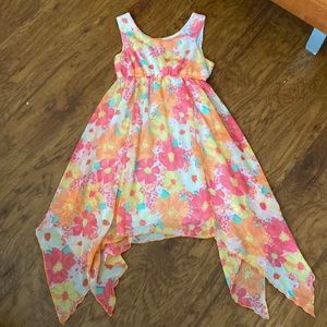 Multi colored spring dress. Very cute.  Barely worn
